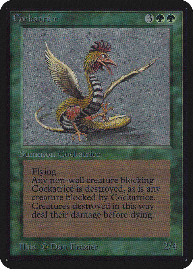 Cockatrice (189) - Limited Edition Alpha (LEA)