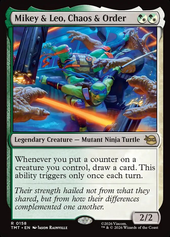 Mikey & Leo, Chaos & Order (158) - Teenage Mutant Ninja Turtles (TMT)