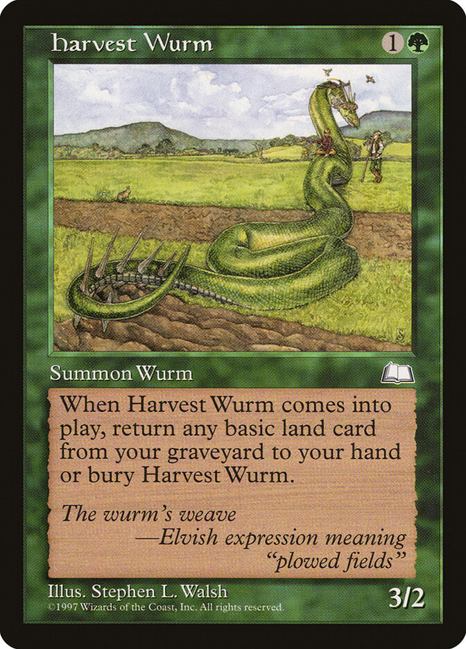 Harvest Wurm (130) - Weatherlight (WTH)