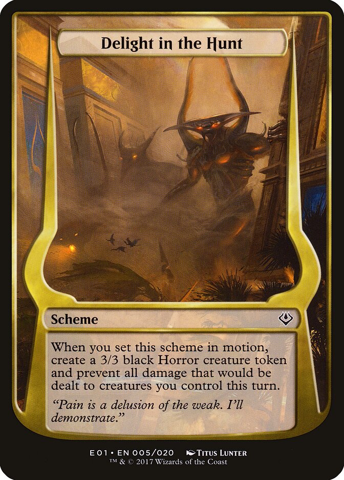 Delight in the Hunt (5★) - Archenemy: Nicol Bolas Schemes (OE01)