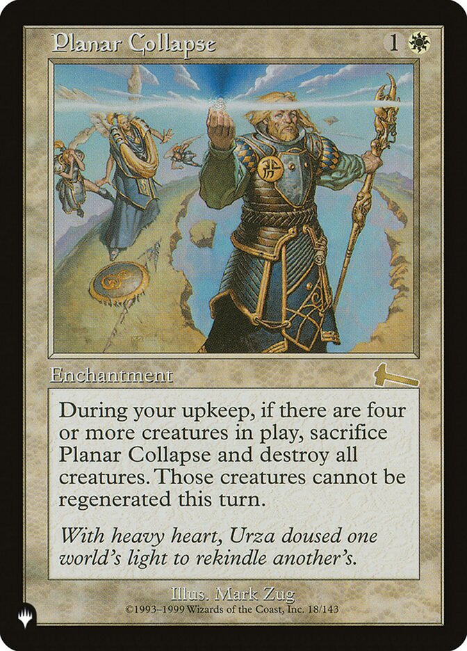 Planar Collapse (ULG-18) - The List (PLST)