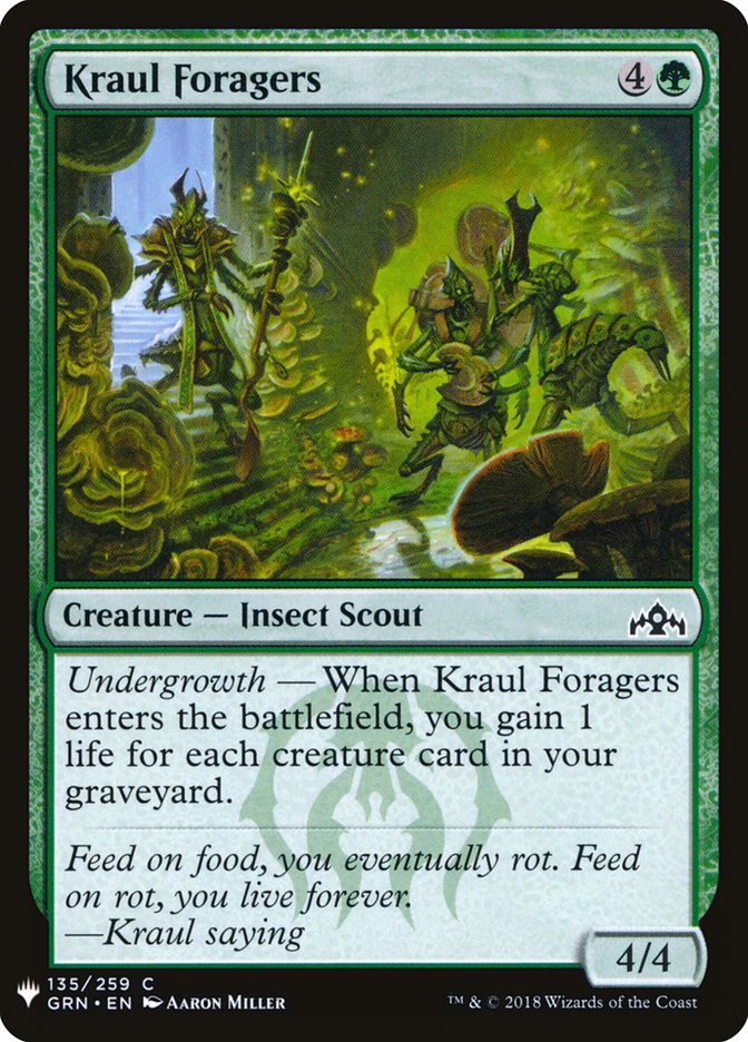 Kraul Foragers - The List (PLST)