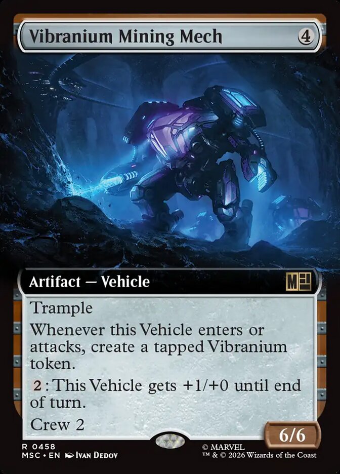 Vibranium Mining Mech (458) - Marvel Super Heroes Commander (MSC)