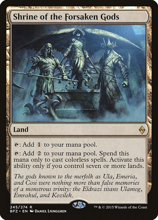Shrine of the Forsaken Gods (245) - Battle for Zendikar (BFZ)