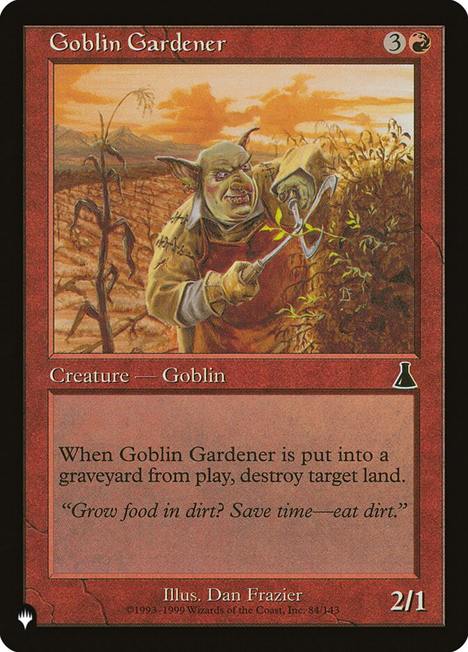 Goblin Gardener (UDS-84) - The List (PLST)