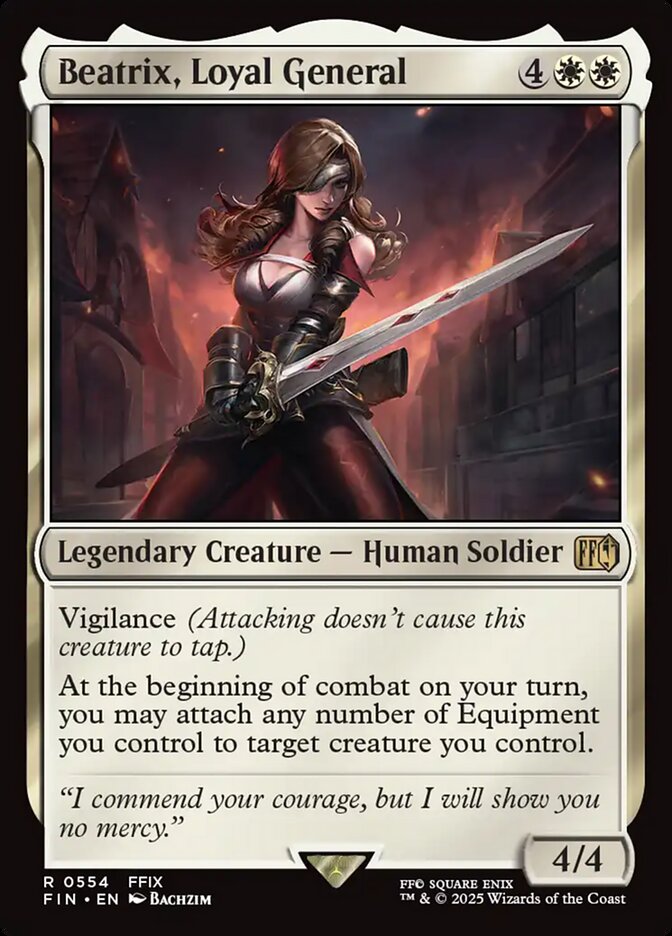 Beatrix, Loyal General (554) - Final Fantasy (FIN)