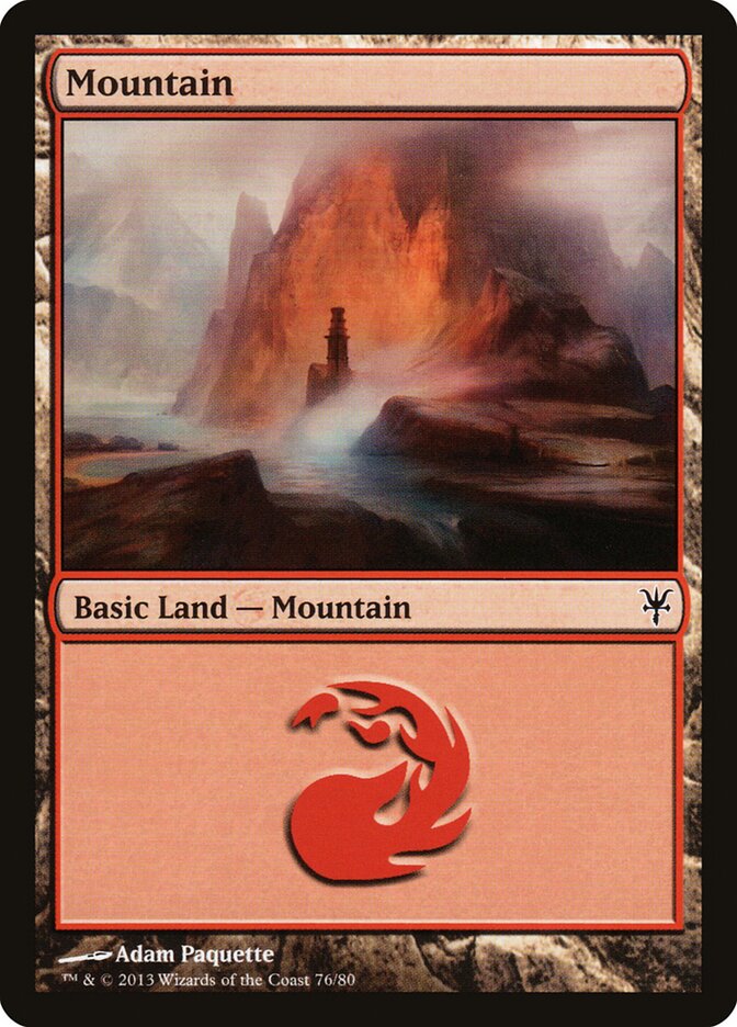 Mountain (76) - Duel Decks: Sorin vs. Tibalt (DDK)