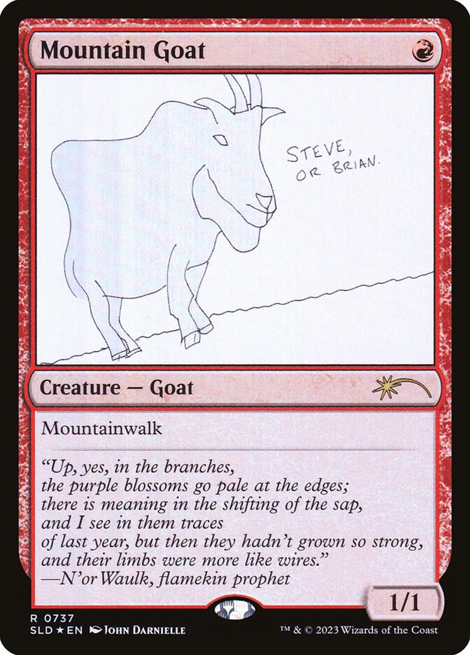 Mountain Goat (737) - Secret Lair Drop (SLD)