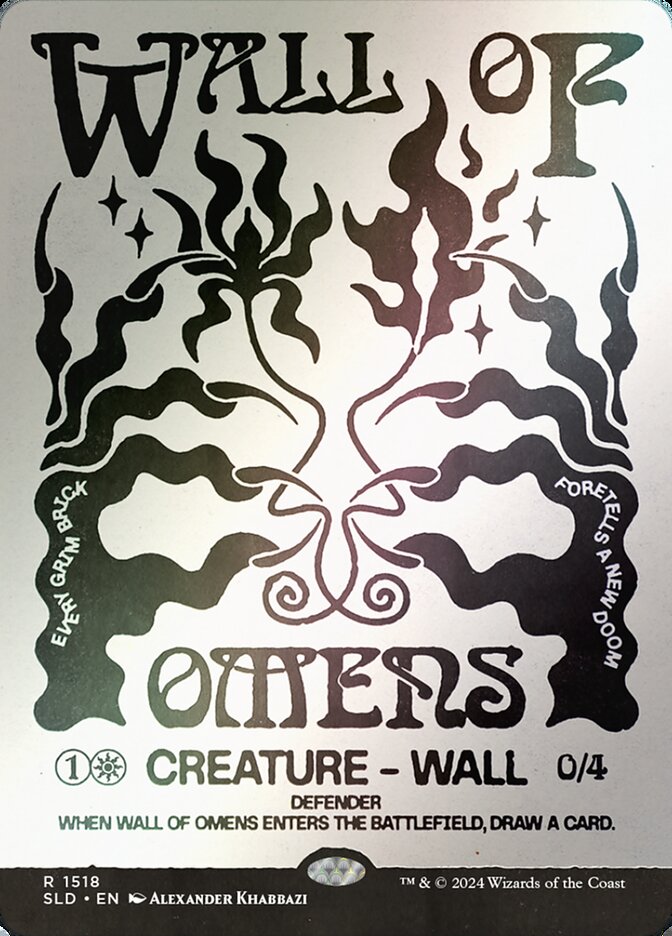 Wall of Omens (1518★) - Secret Lair Drop (SLD)