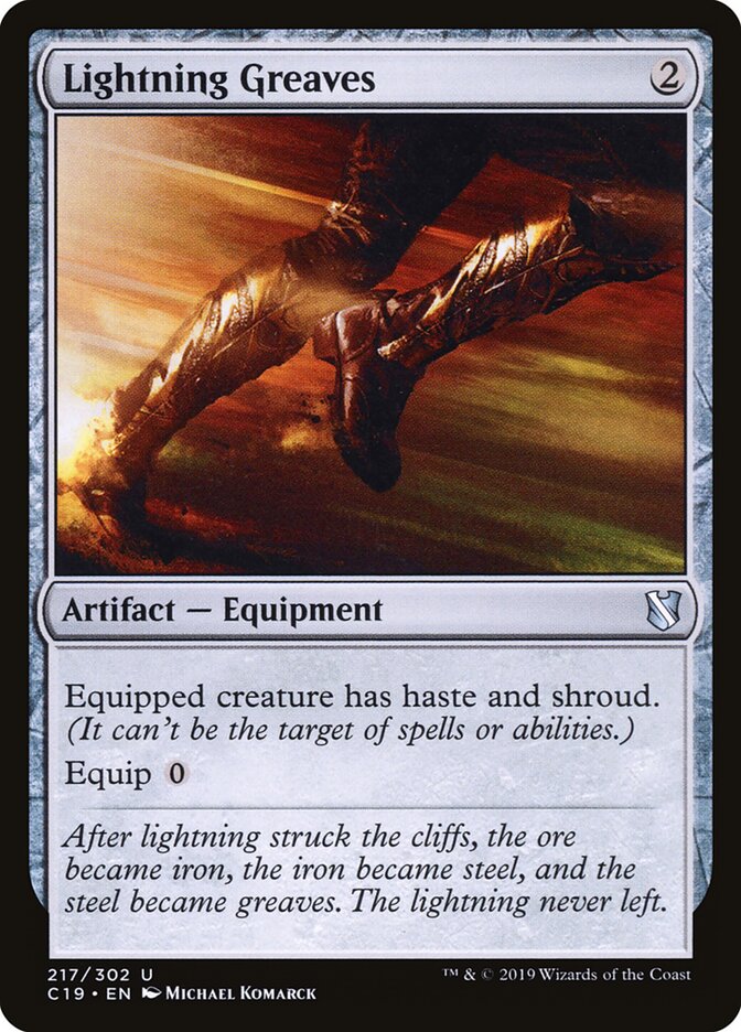 Lightning Greaves (217) - Commander 2019 (C19)