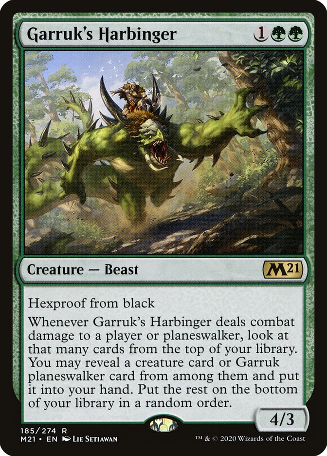 Garruk's Harbinger (185) - Core Set 2021 (M21)