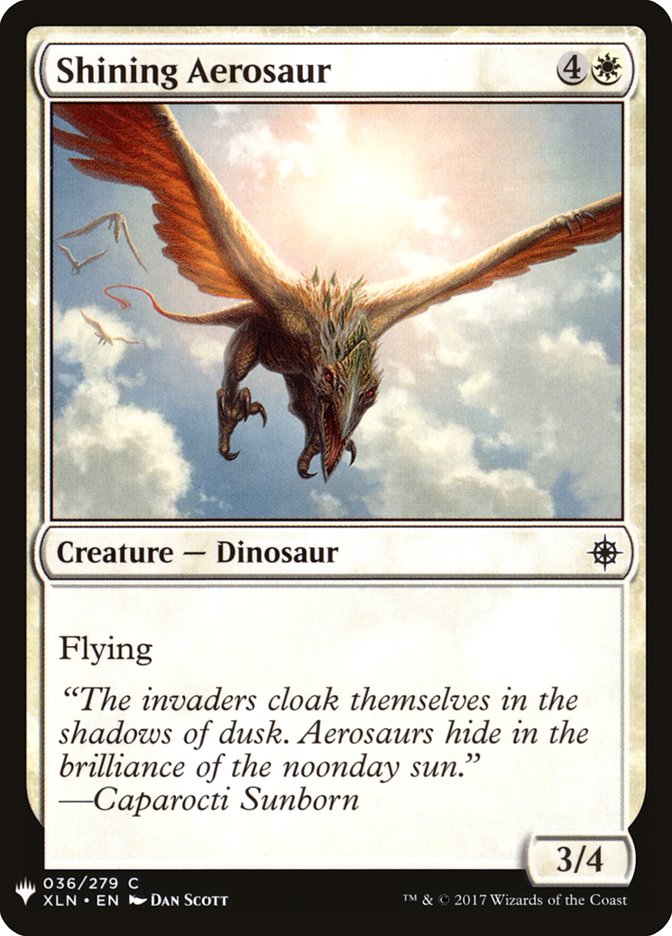 Shining Aerosaur - The List (PLST)