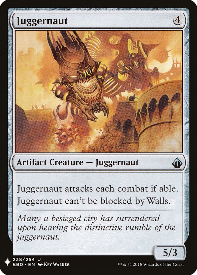 Juggernaut - The List (PLST)