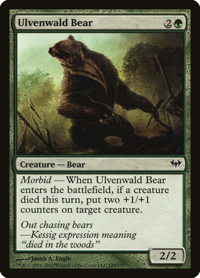 Ulvenwald Bear (129) - Dark Ascension (DKA)