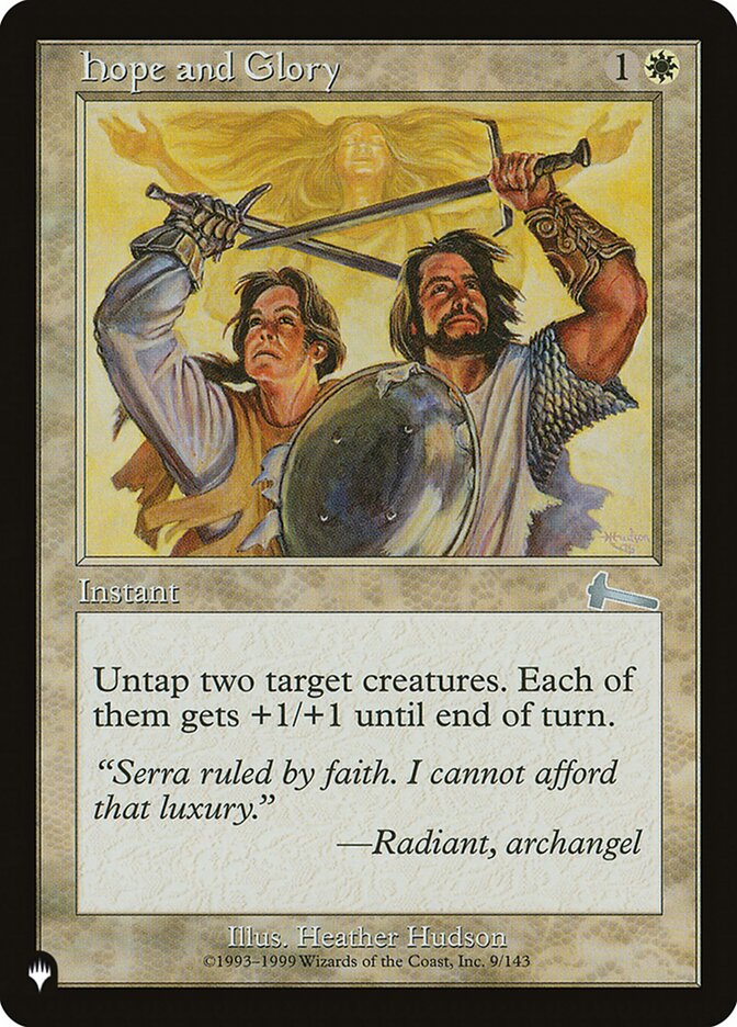 Hope and Glory (ULG-9) - The List (PLST)