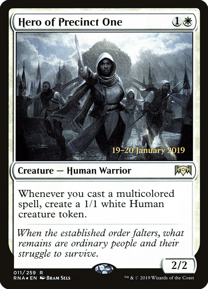 Hero of Precinct One (11s) - Ravnica Allegiance Promos (PRNA)
