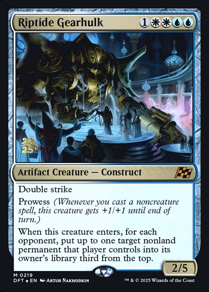 Riptide Gearhulk (219s) - Aetherdrift Promos (PDFT)