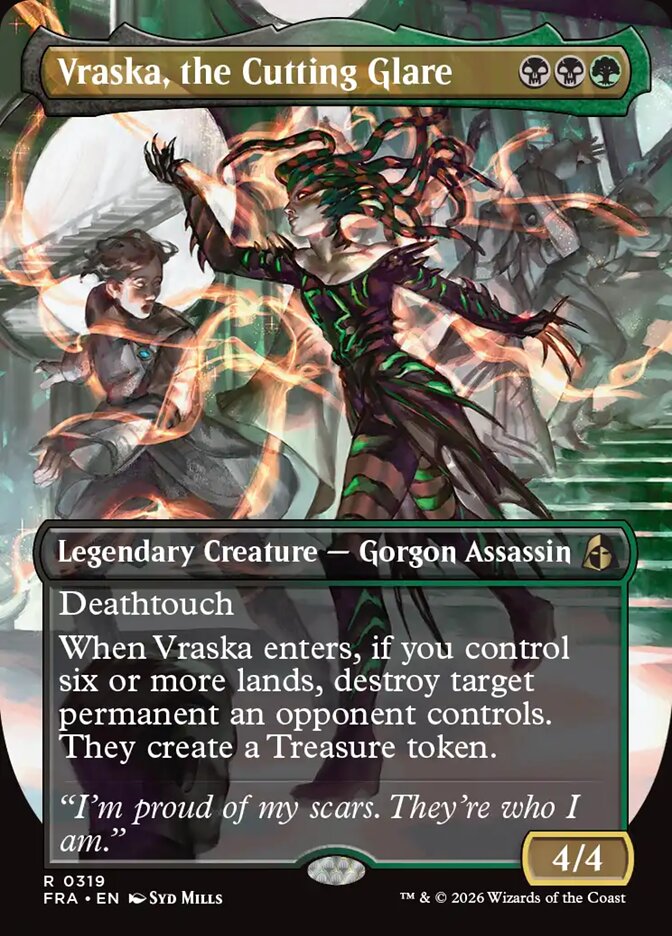 Vraska, the Cutting Glare (319) - Reality Fracture (FRA)