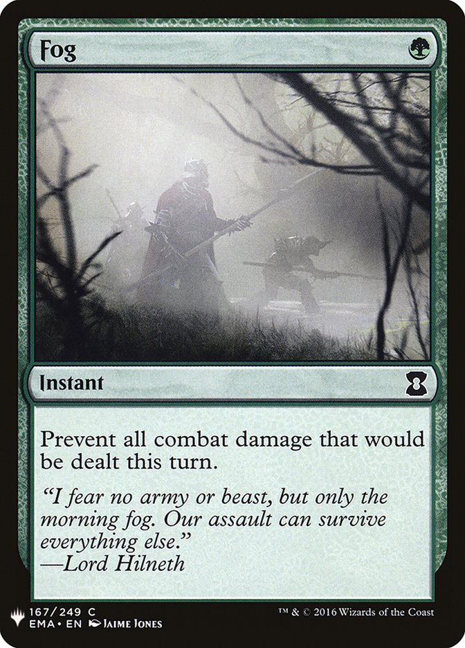 Fog - The List (PLST)