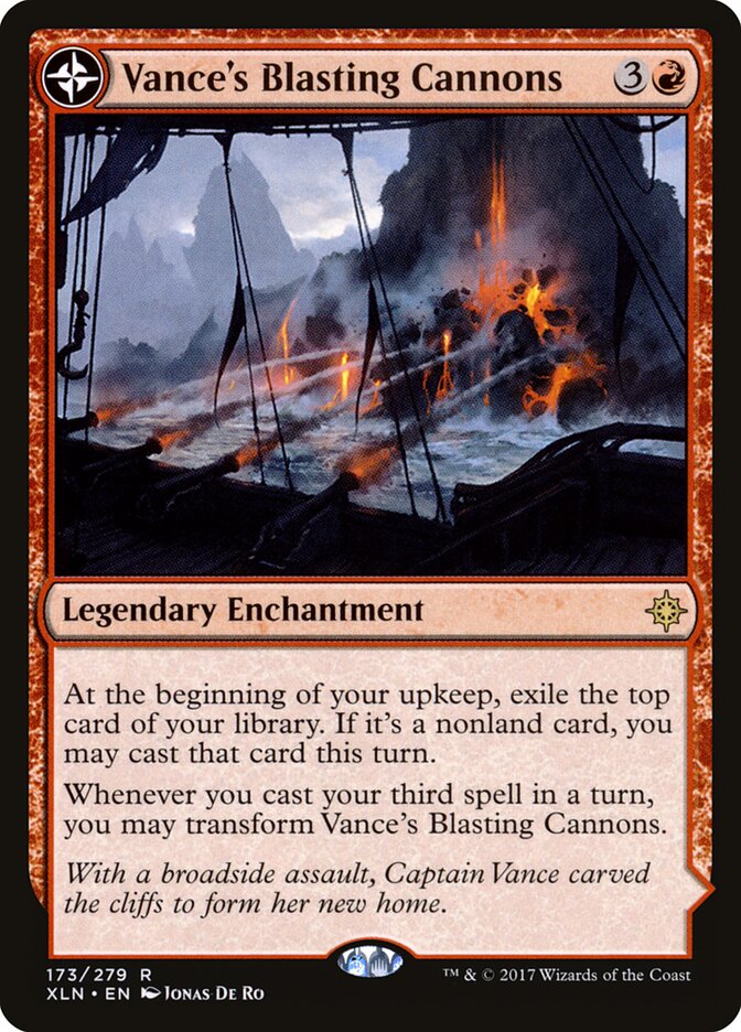 Vance's Blasting Cannons // Spitfire Bastion (173) - Ixalan (XLN)