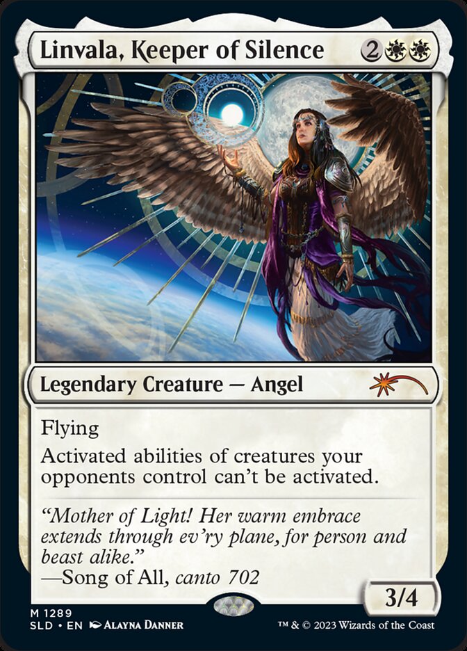 Linvala, Keeper of Silence (1289) - Secret Lair Drop (SLD)