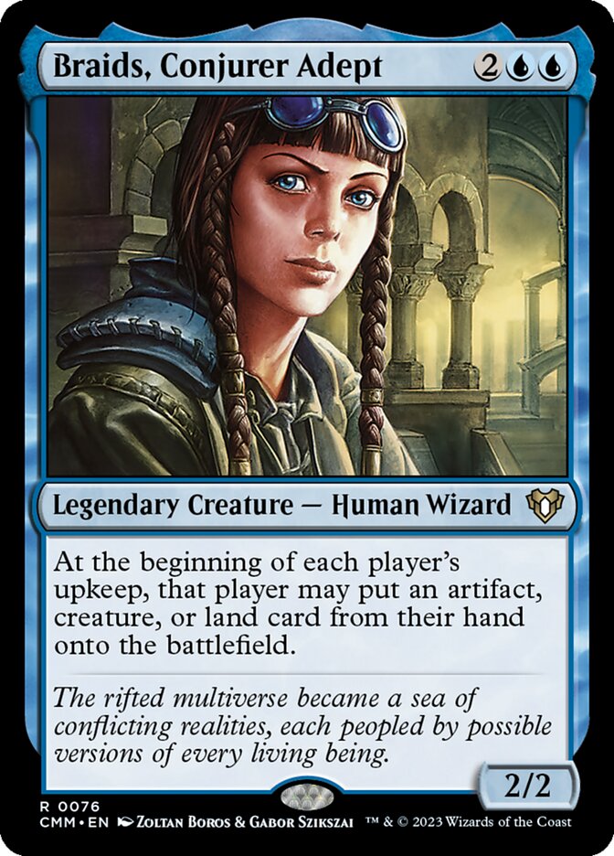 Braids, Conjurer Adept (76) - Commander Masters (CMM)
