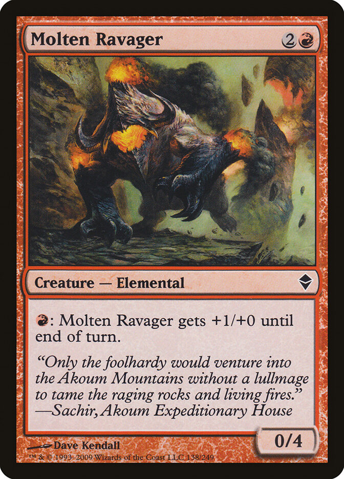 Molten Ravager (138) - Zendikar (ZEN)