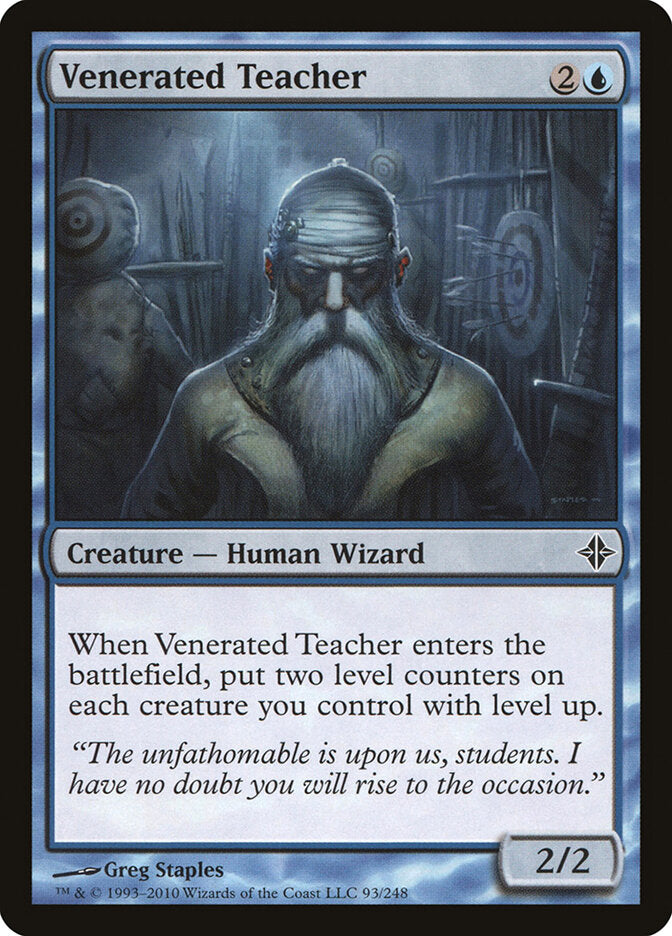 Venerated Teacher (93) - Rise of the Eldrazi (ROE)