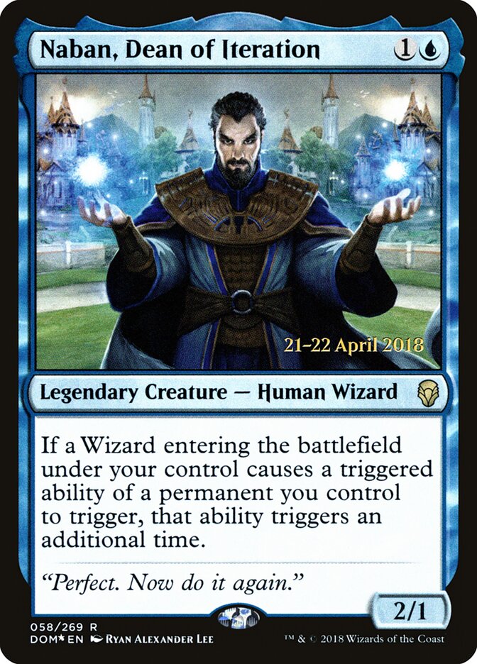 Naban, Dean of Iteration (58s) - Dominaria Promos (PDOM)