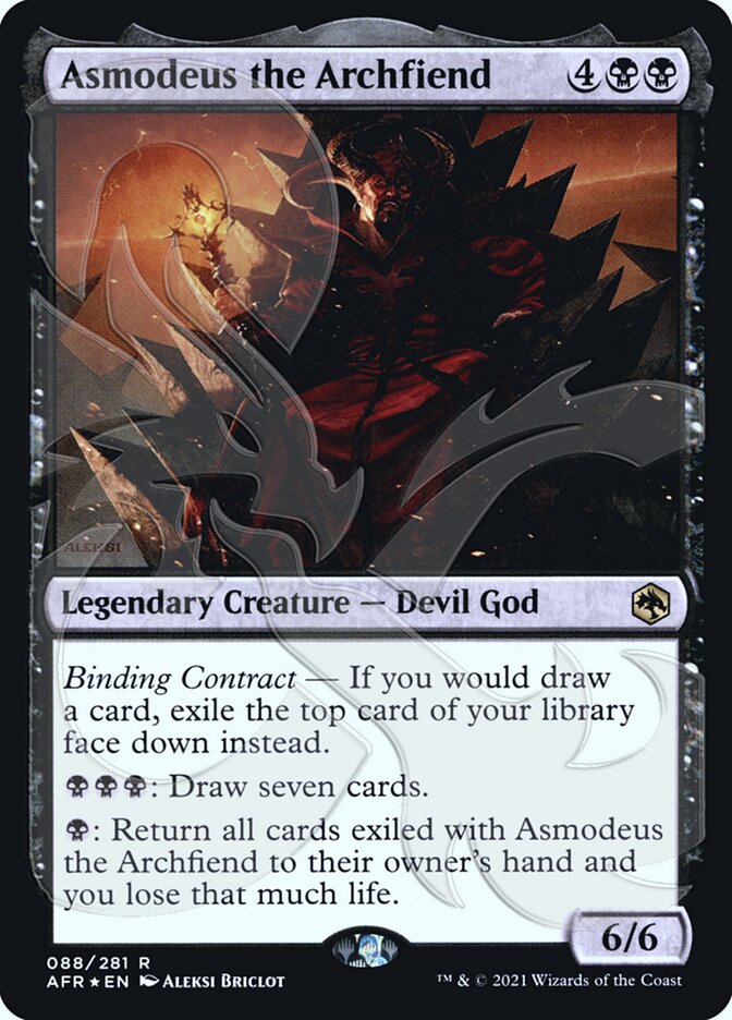 Asmodeus the Archfiend (88a) - Adventures in the Forgotten Realms Promos (PAFR)