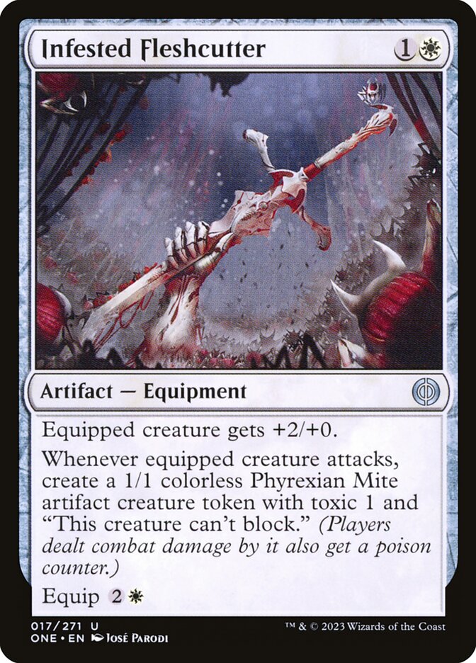 Infested Fleshcutter (17) - Phyrexia: All Will Be One (ONE)