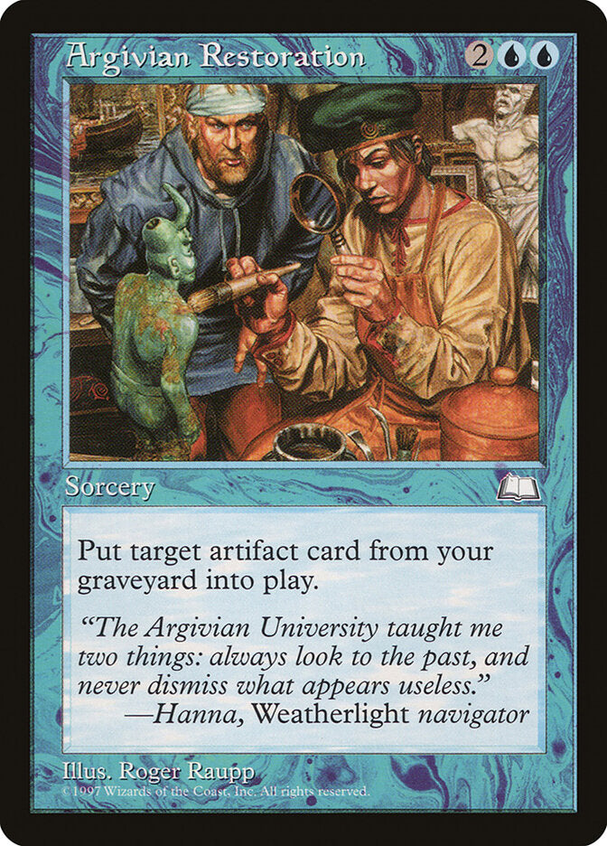 Argivian Restoration (34) - Weatherlight (WTH)