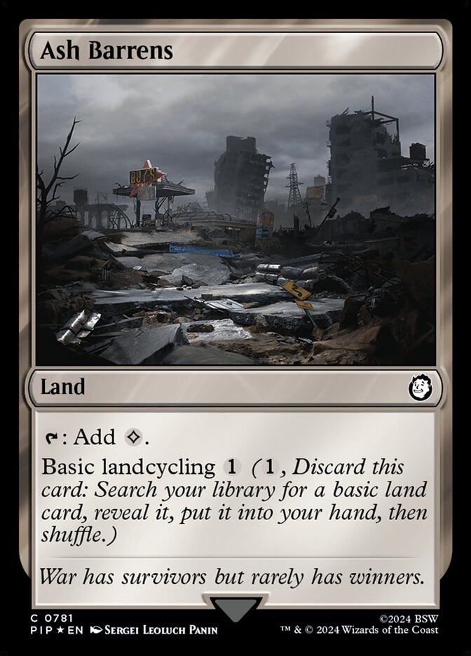 Ash Barrens (781) - Fallout (PIP)