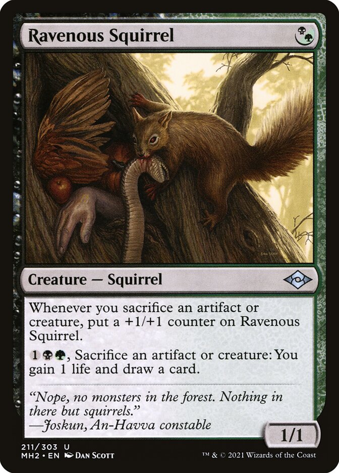 Ravenous Squirrel (211) - Modern Horizons 2 (MH2)