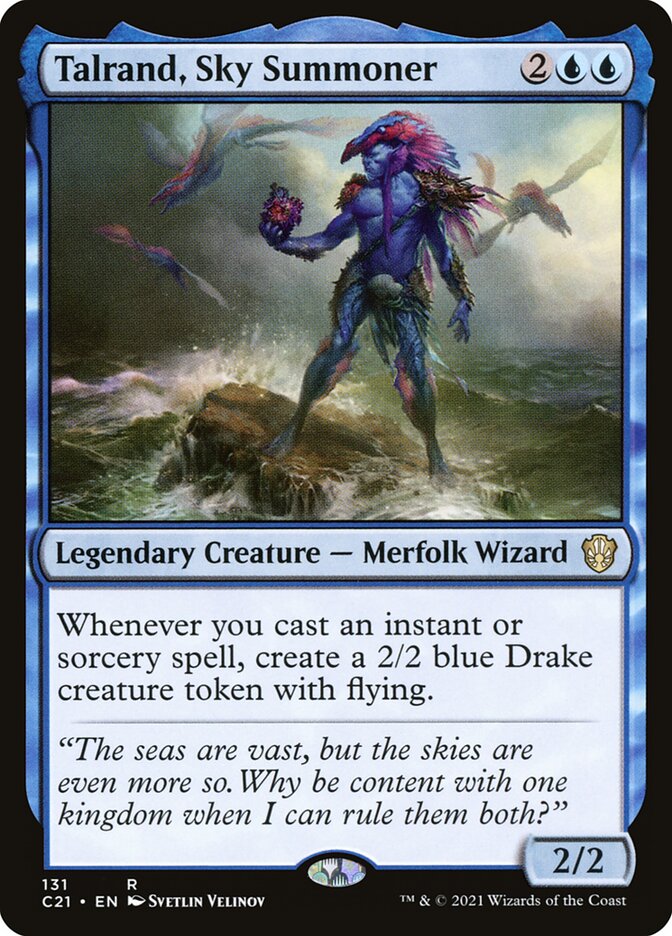 Talrand, Sky Summoner (131) - Commander 2021 (C21)