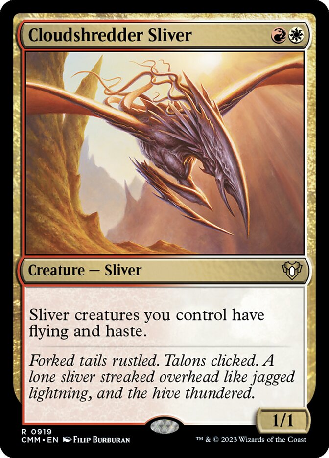 Cloudshredder Sliver (919) - Commander Masters (CMM)