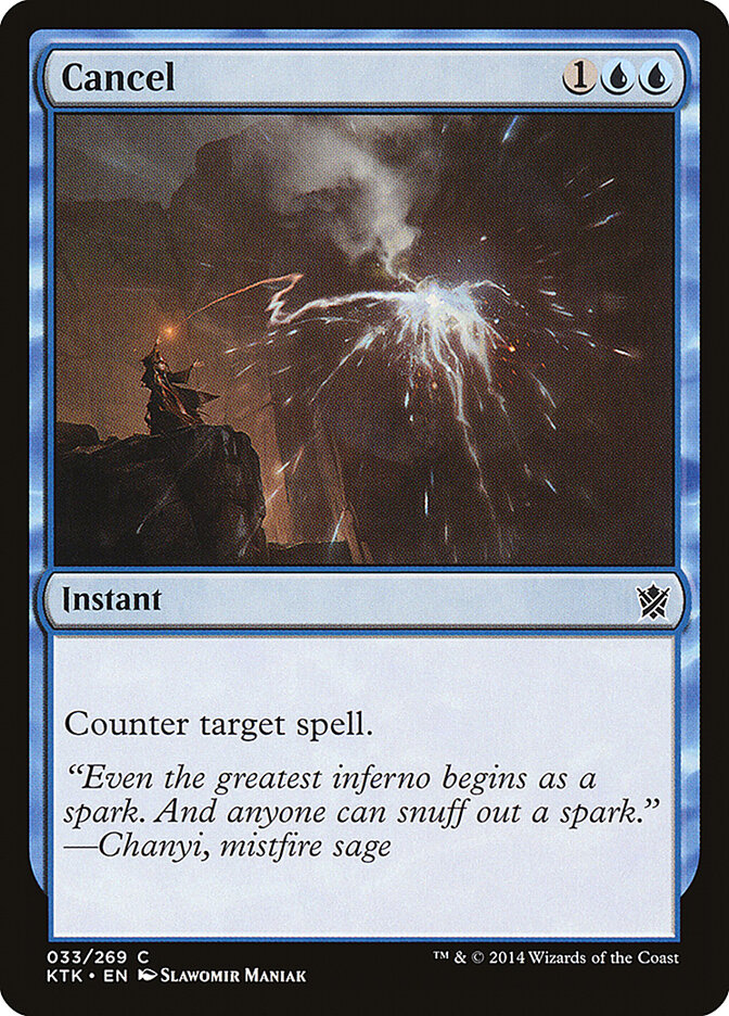 Cancel (33) - Khans of Tarkir (KTK)