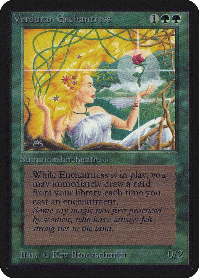 Verduran Enchantress (222) - Limited Edition Alpha (LEA)