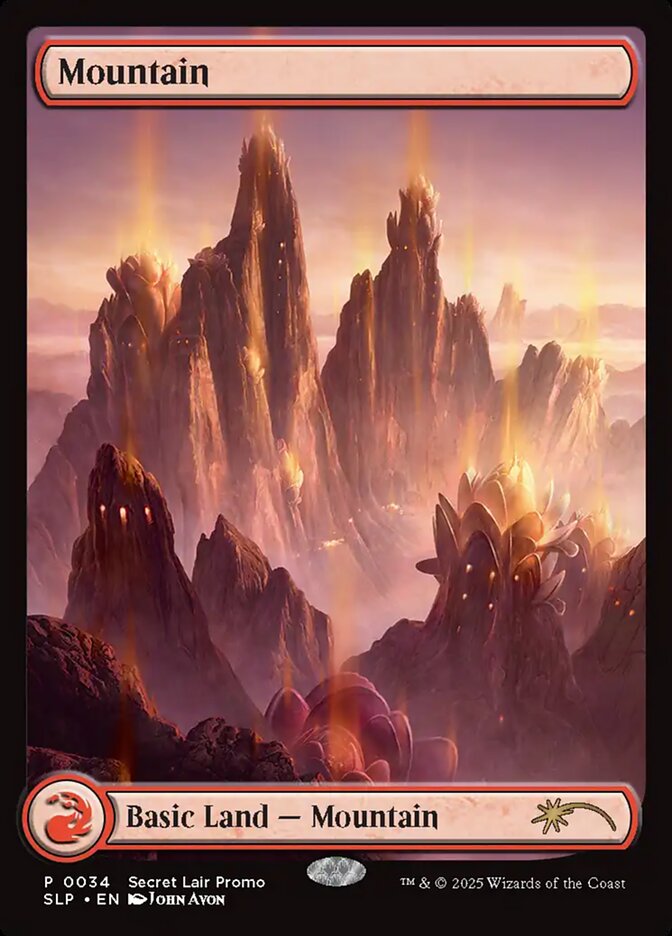 Mountain (34) - Secret Lair Promo (SLP)