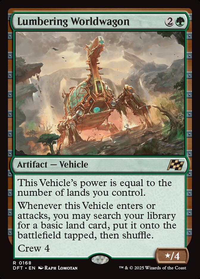 Lumbering Worldwagon (168) - Aetherdrift (DFT)