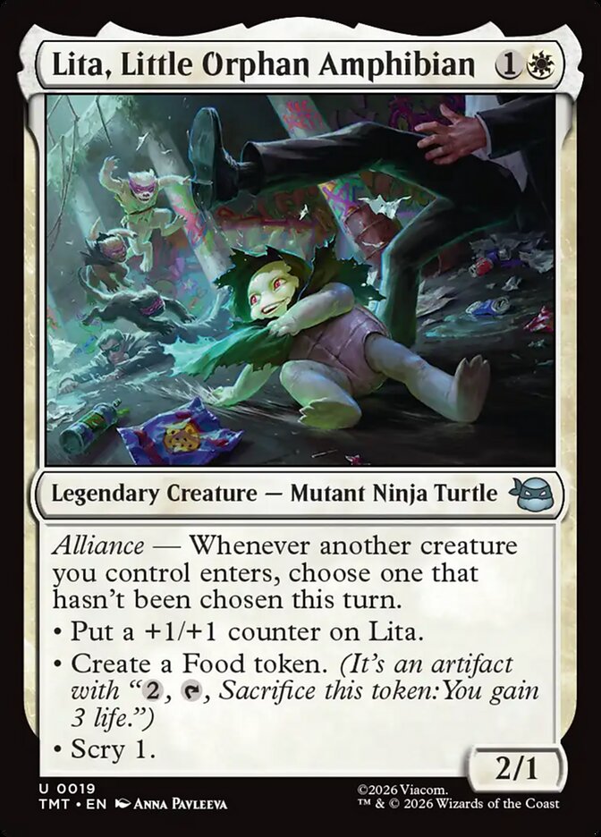 Lita, Little Orphan Amphibian (19) - Teenage Mutant Ninja Turtles (TMT)