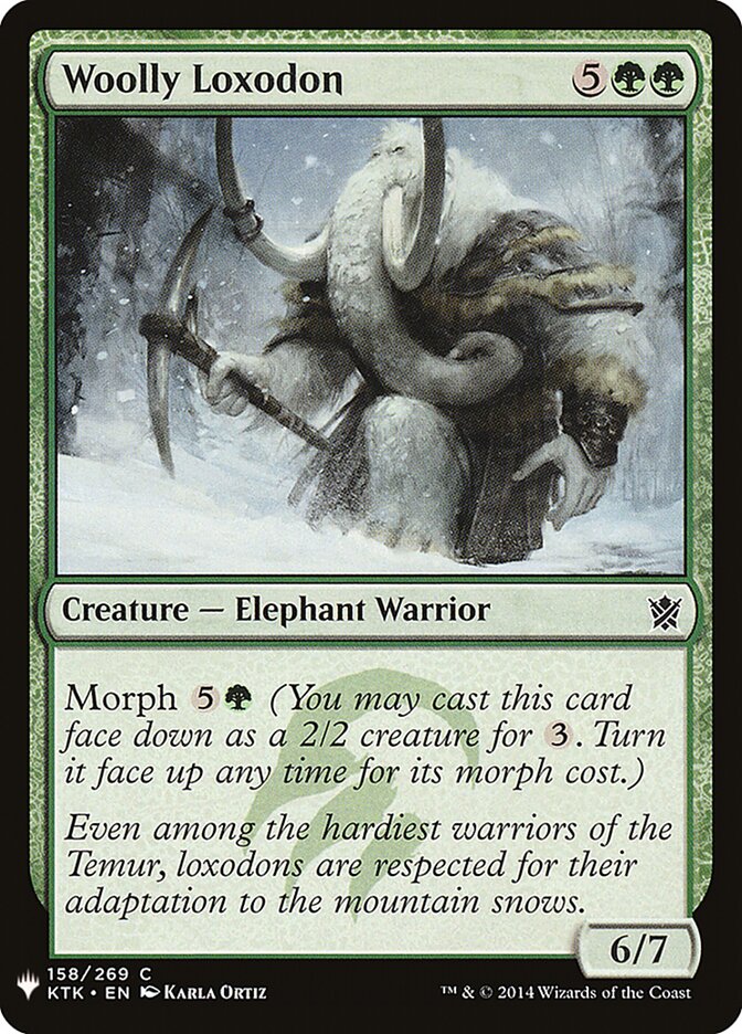 Woolly Loxodon (KTK-158) - The List (PLST)