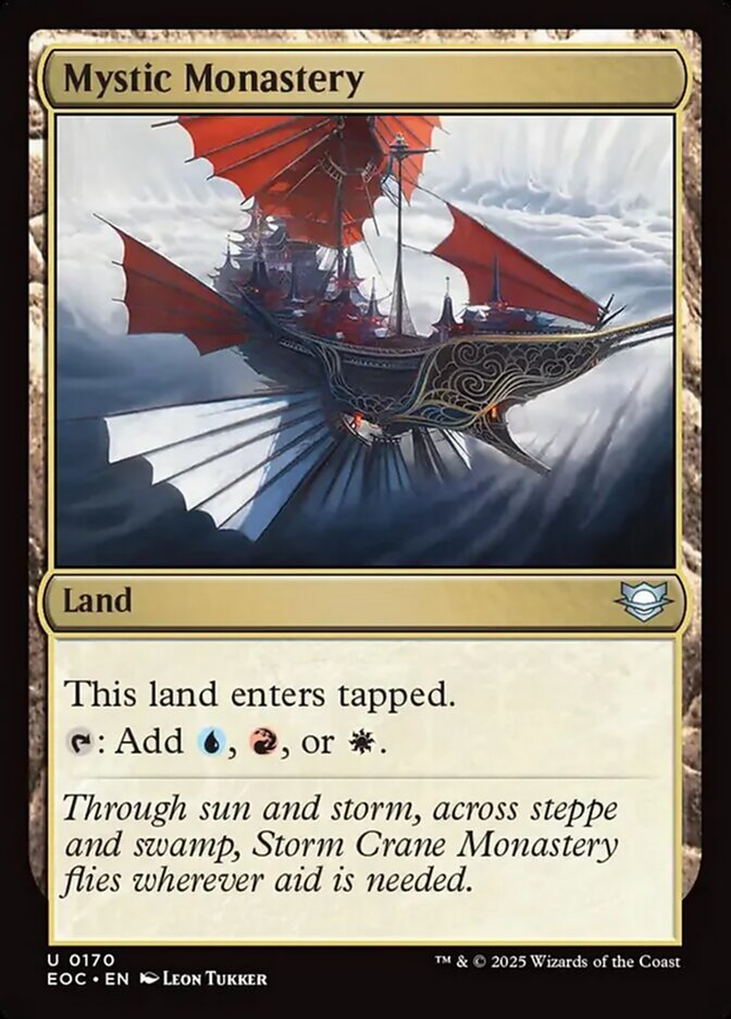 Mystic Monastery (170) - Edge of Eternities Commander (EOC)