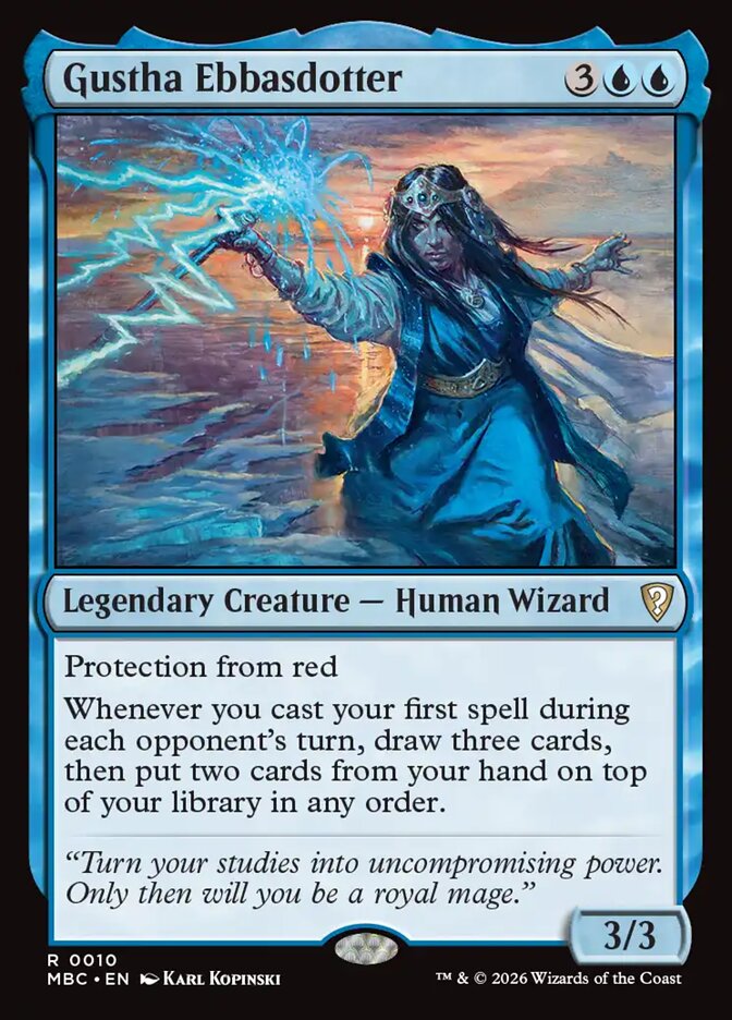 Gustha Ebbasdotter (10) - Mystery Booster Commander Edition (MBC)