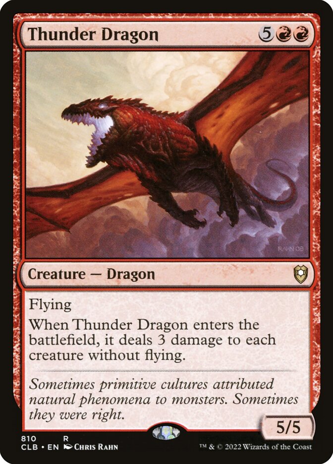 Thunder Dragon (810) - Commander Legends: Battle for Baldur's Gate (CLB)