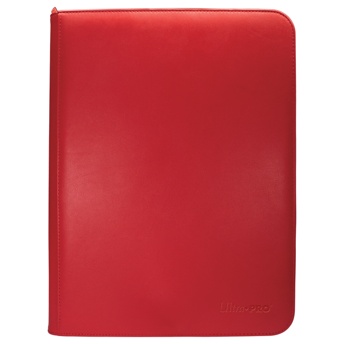 9-Pocket Ultra Pro Vivid Zippered Binder - Red