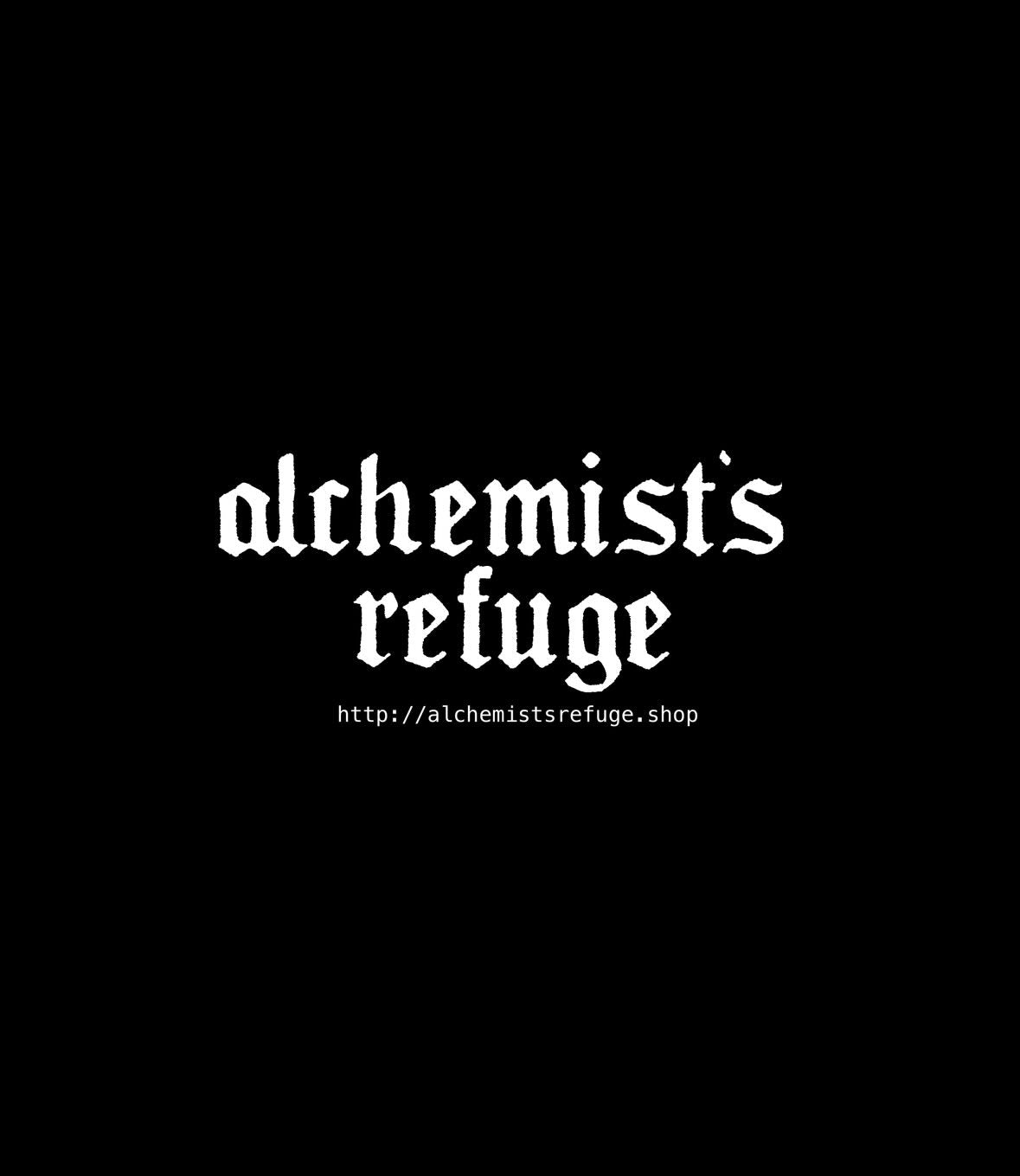 Black Old English  - Alchemist's Refuge Sticker