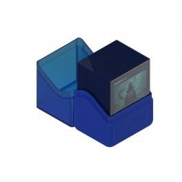 Heavy Play RFG Deck Box 80 Double Sleeved Wizard Blue
