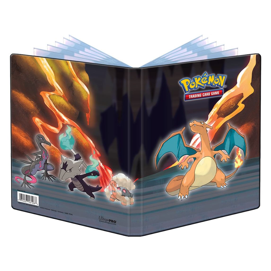 Pokemon Gallery Series 4 Pocket Ultra Pro Binder - (Scorching Summit - Charizard)