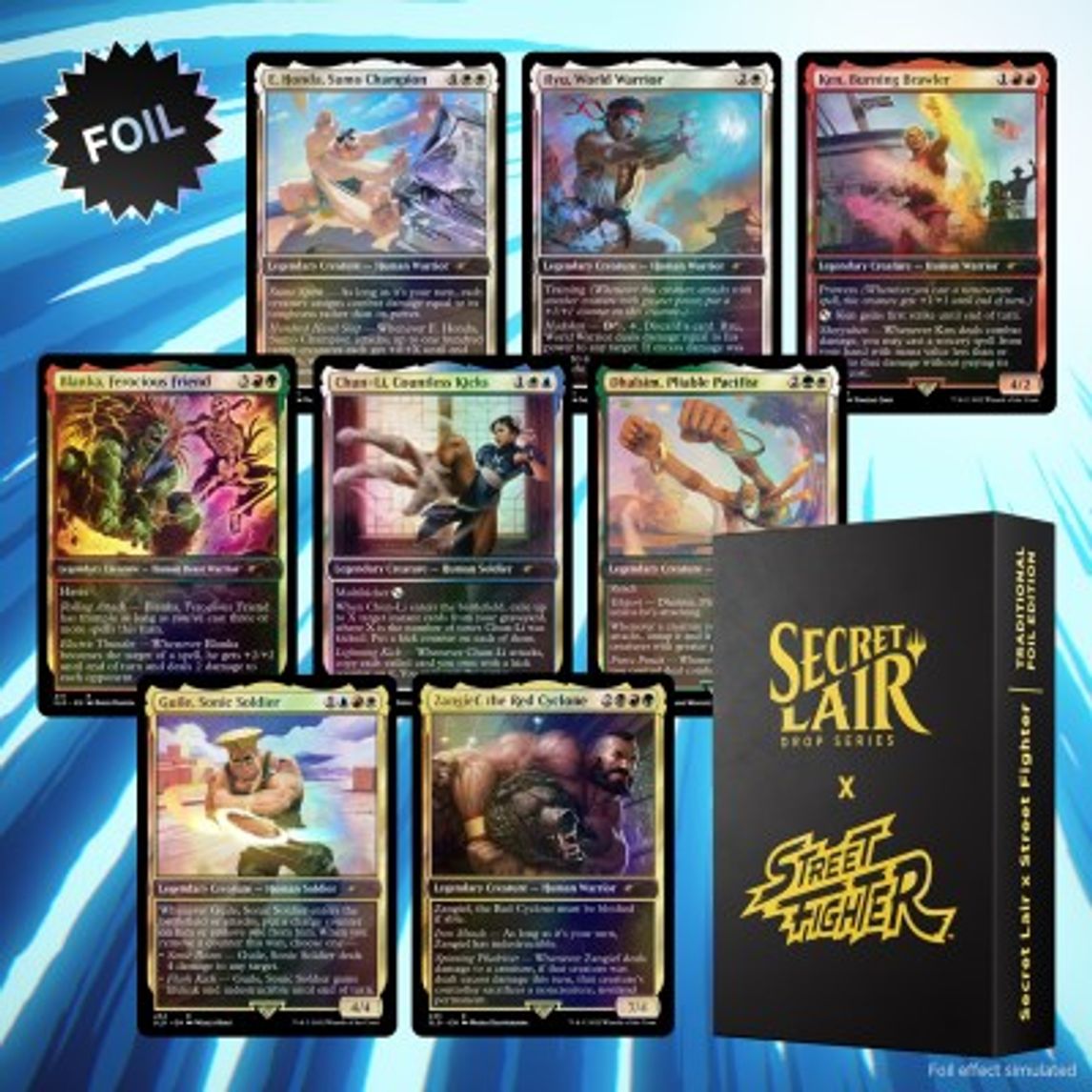 Secret Lair Drop: February Superdrop - Secret Lair x Street Fighter - Traditional Foil Edition - Secret Lair Drop Series (SLD)